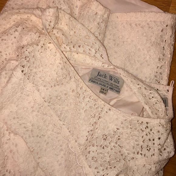 Jack wills white long sleeve lace dress - Picture 3 of 3